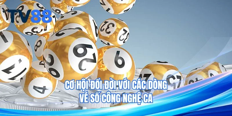 Cơ hội đổi đời với các dòng vé số công nghệ cao