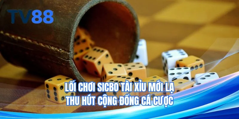 Lối chơi sicbo tài xỉu mới lạ thu hút cộng đồng cá cược